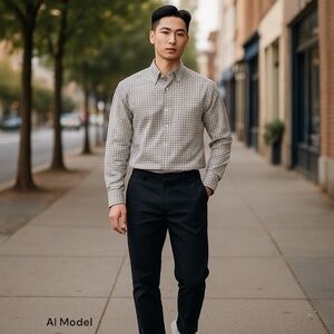 Joseph Abboud‎ Men's Dress Shirt Long Sleeve Size 16.5